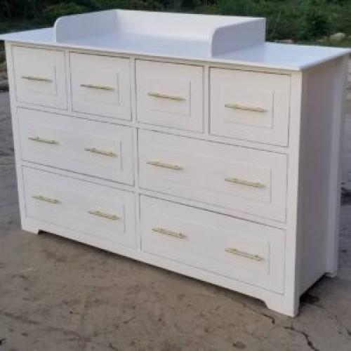 Classic Luxe White 8-Drawer Dresser