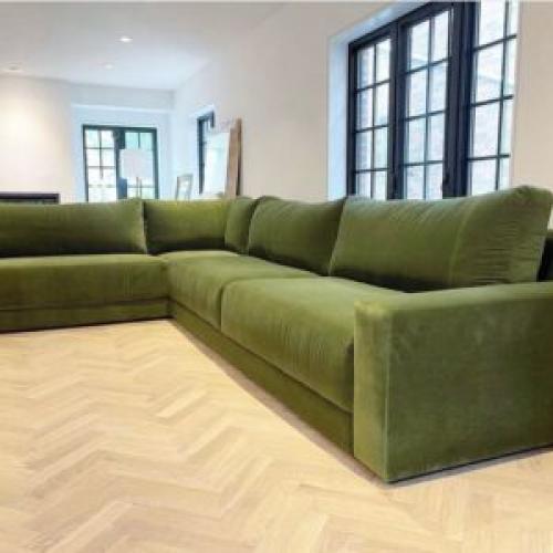 10 seater contemporary L-Shaped couch with pocket spring cushion